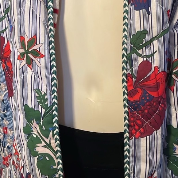 John Mark floral / striped jacket, size M - Picture 3 of 14